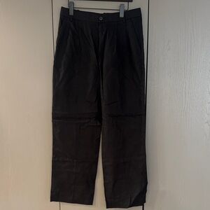 Banana republic black linen pant